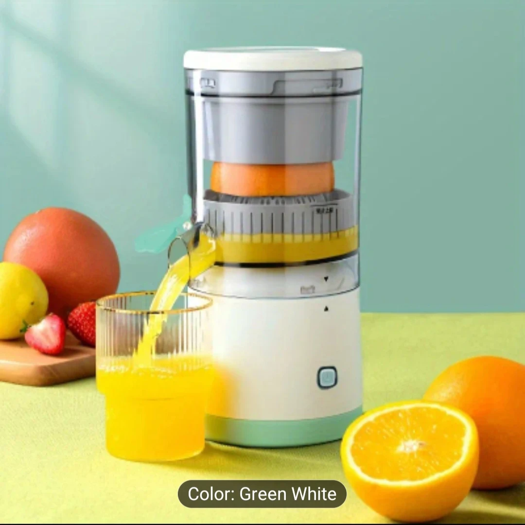 Portable USB Rechargeable Juicer - Green White - photo 5