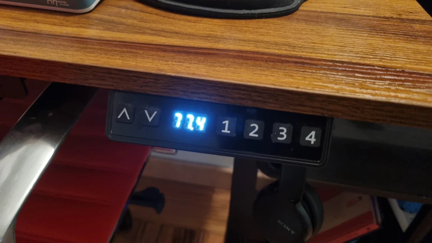 Standing Desk - Walnut Finish 100x60cm - photo 4