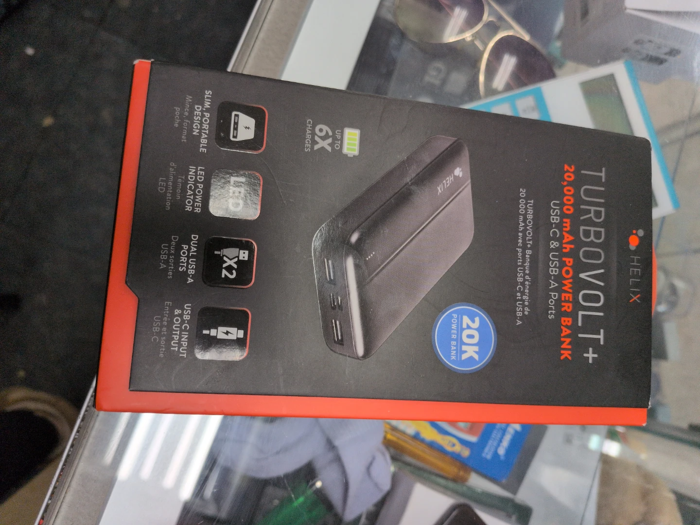 Helix TURBOVOLT+ 20,000 mAh Power Bank