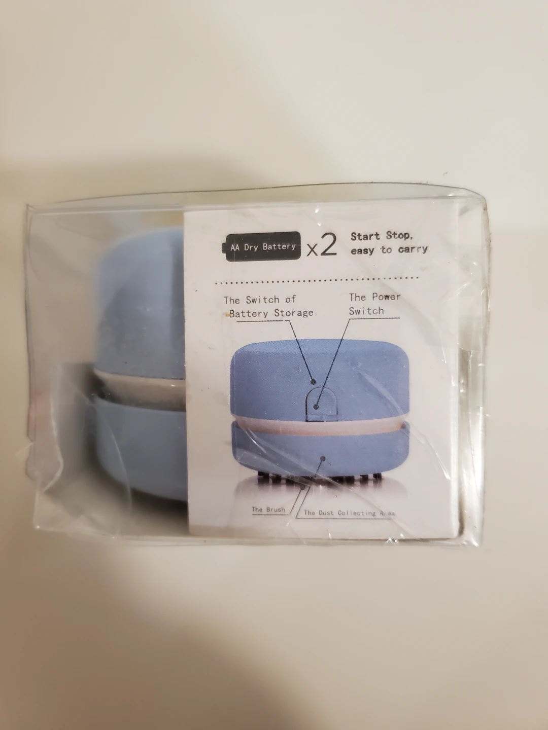 Deli Mini Desk Cleaner - Blue with Shiba Inu Design...New - photo 4