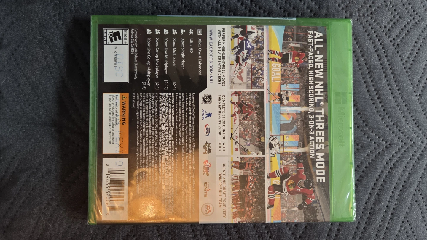 NHL 18 Xbox One Video Game - photo 2