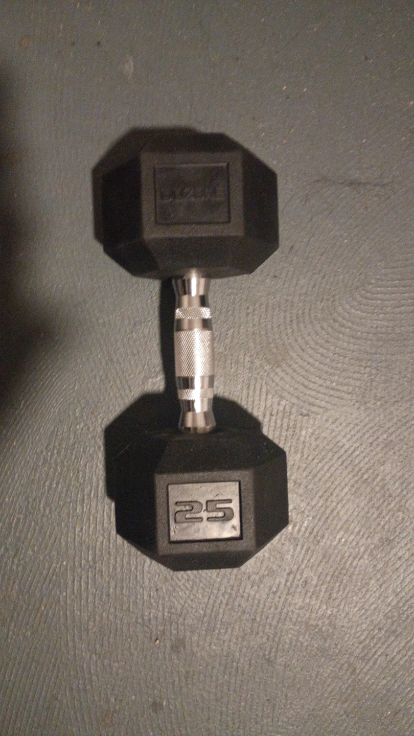 25 lb Hex Dumbbell