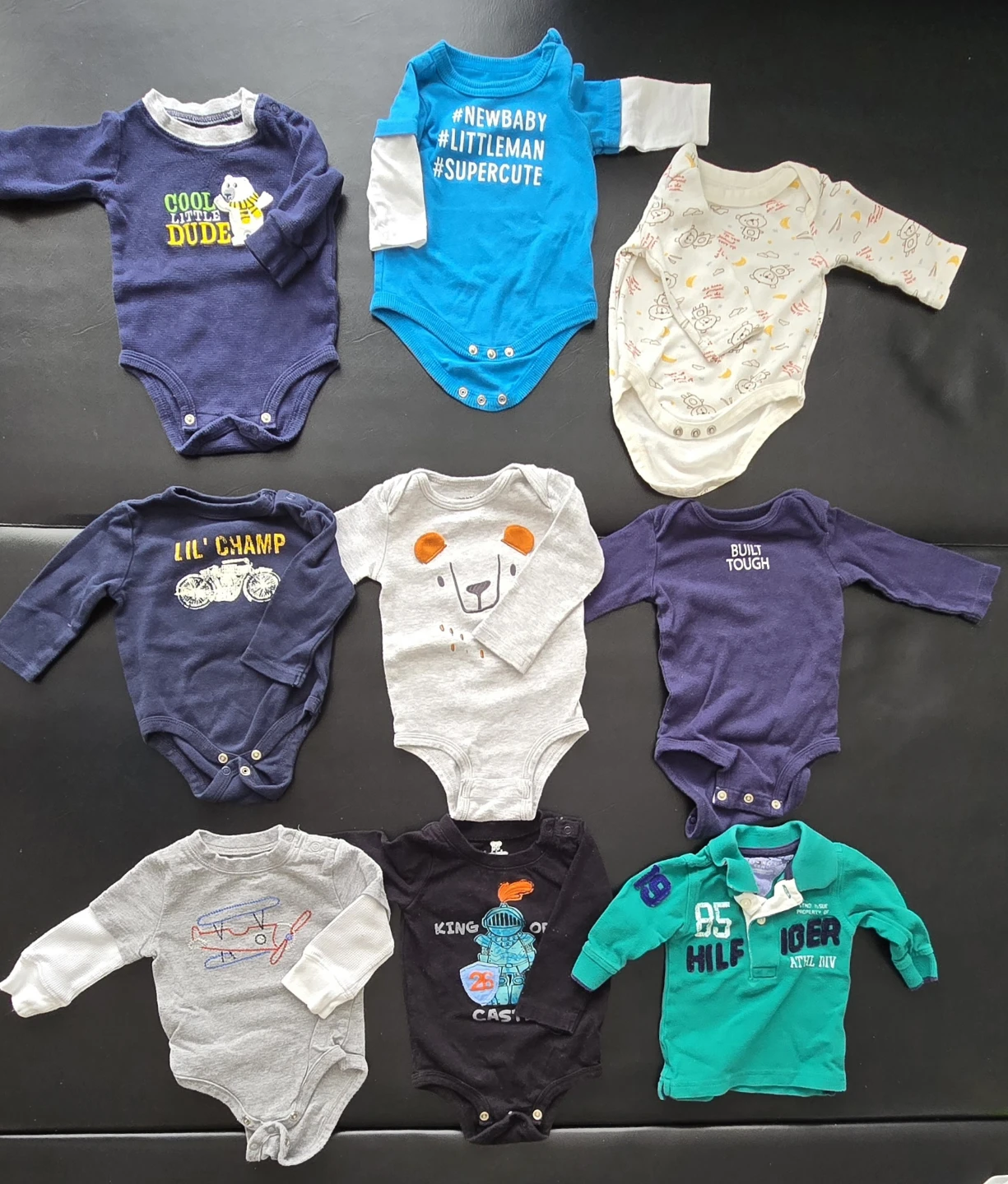 Baby long sleeve bodysuit (20 pcs) and Pants (11 pcs) Bundle - photo 5