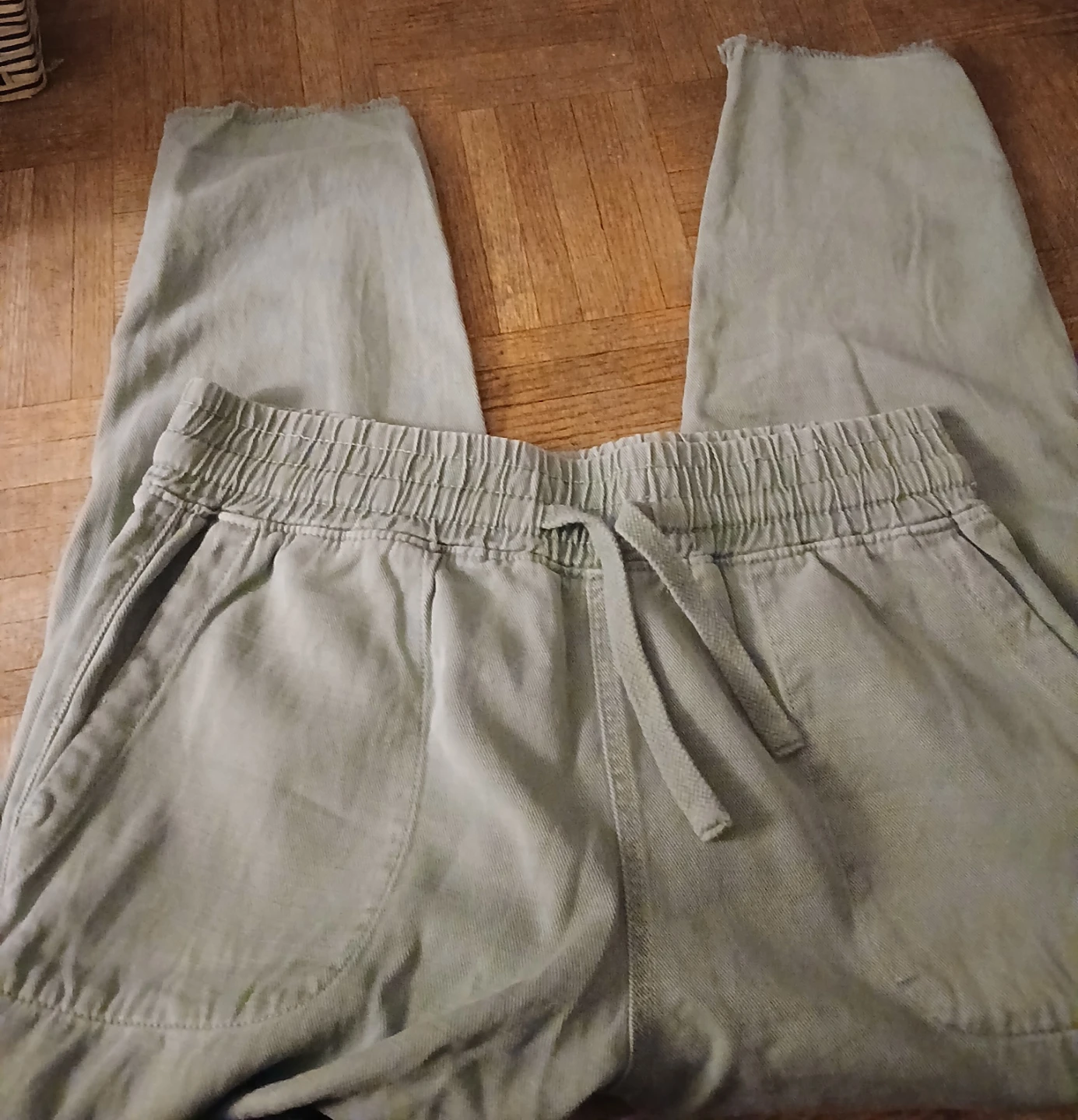 ZARA light green cargo pants