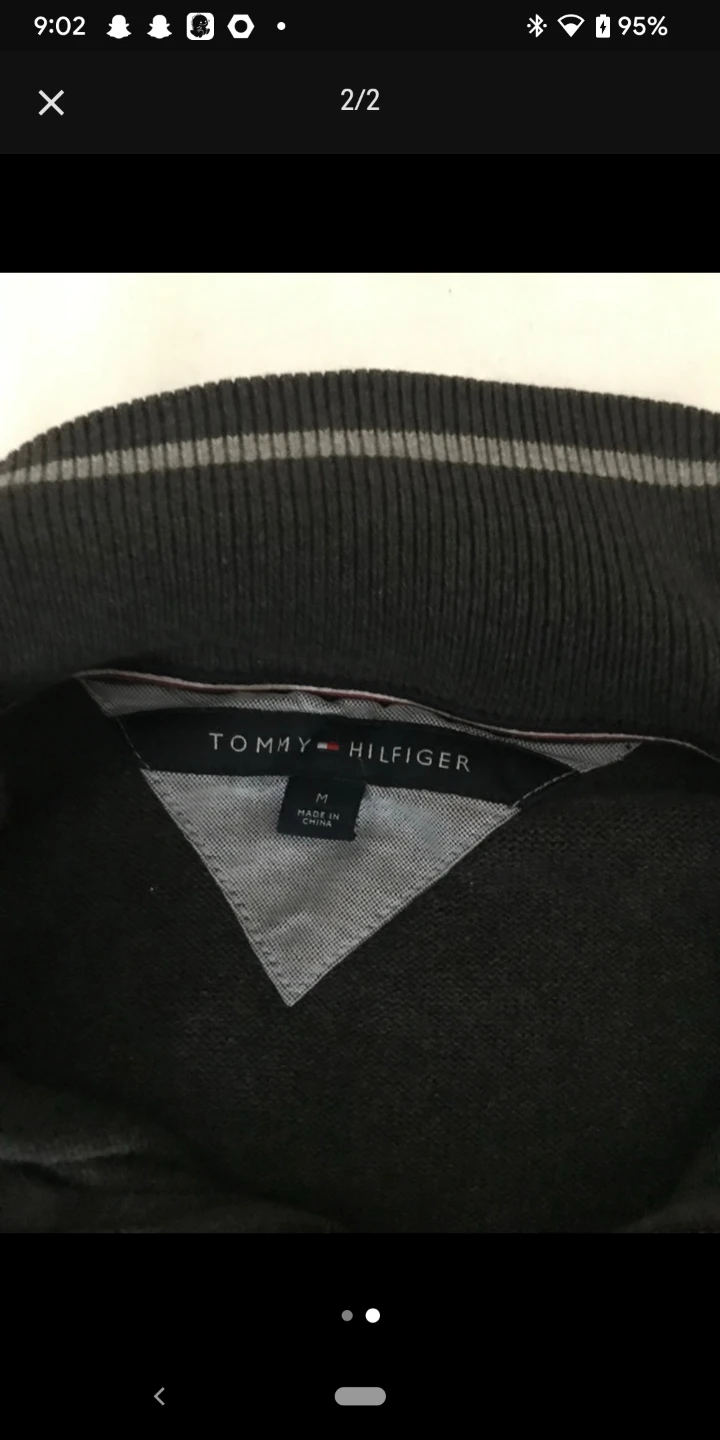 Tommy Hilfiger Quarter Zip Sweater - Men's Medium - photo 2