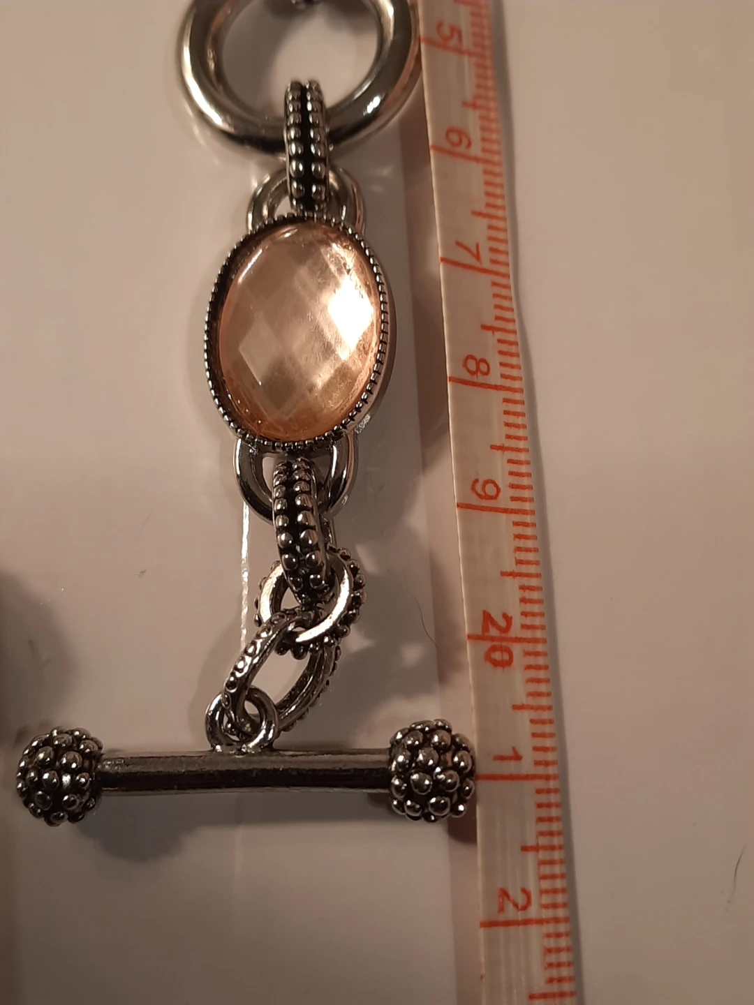 Silver-tone Bracelet with Gemstones - photo 4