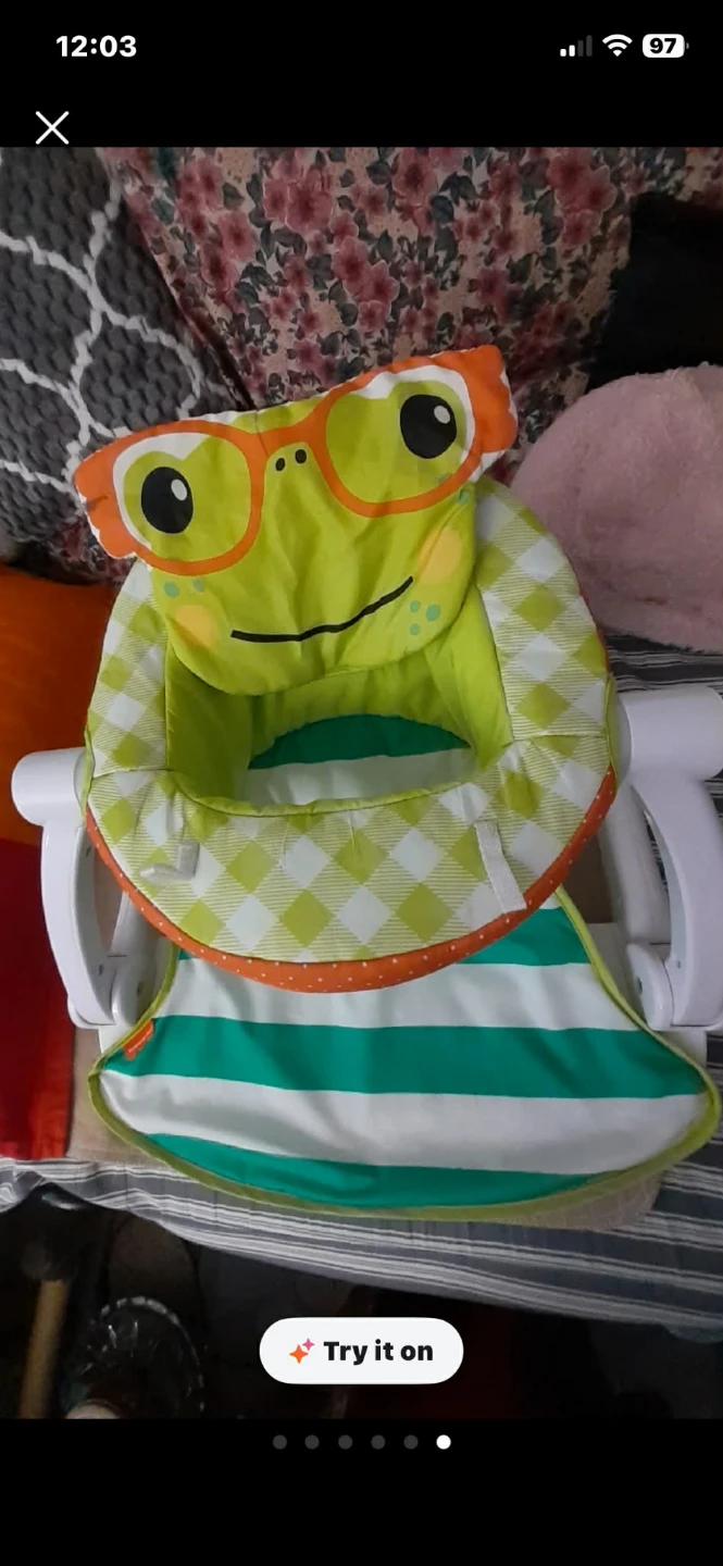 Fisher-Price Frog Baby Bouncer Seat