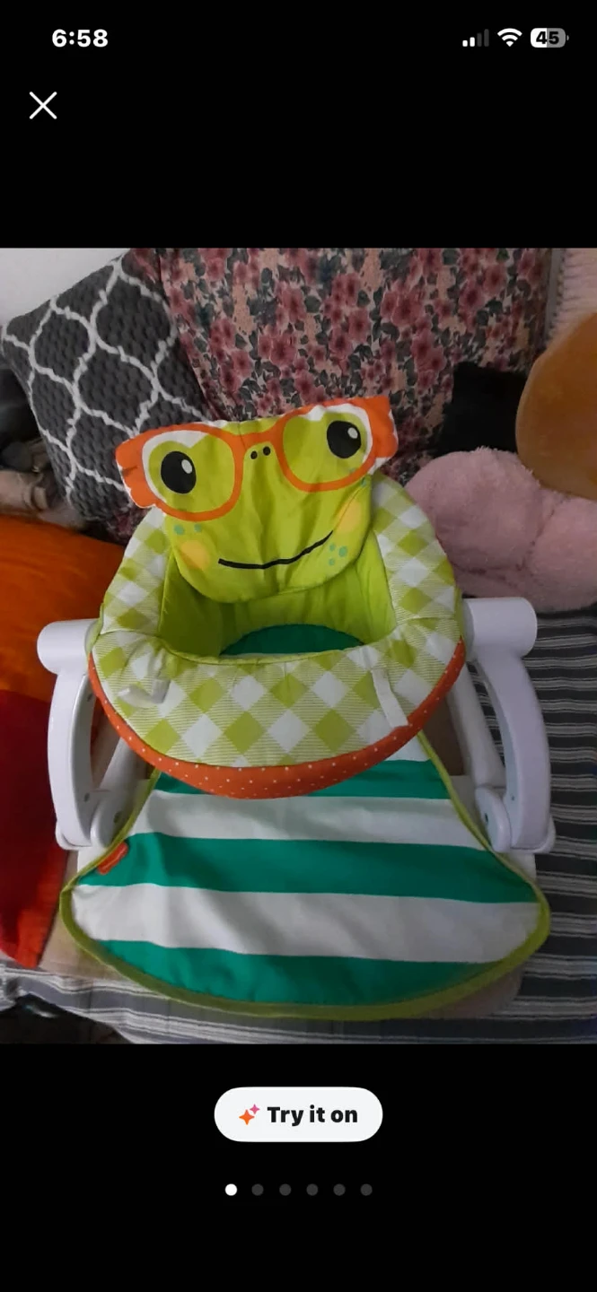 Fisher-Price Frog Baby Bouncer Seat - photo 3