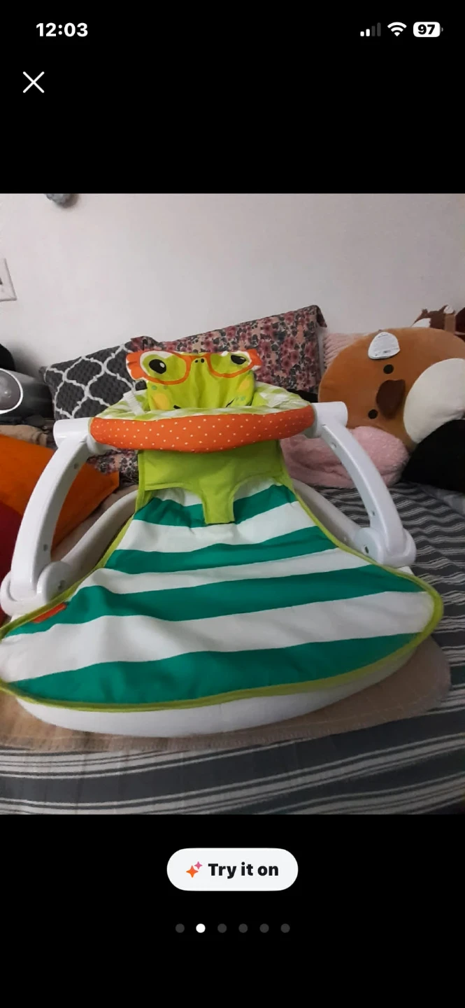 Fisher-Price Frog Baby Bouncer Seat - photo 5