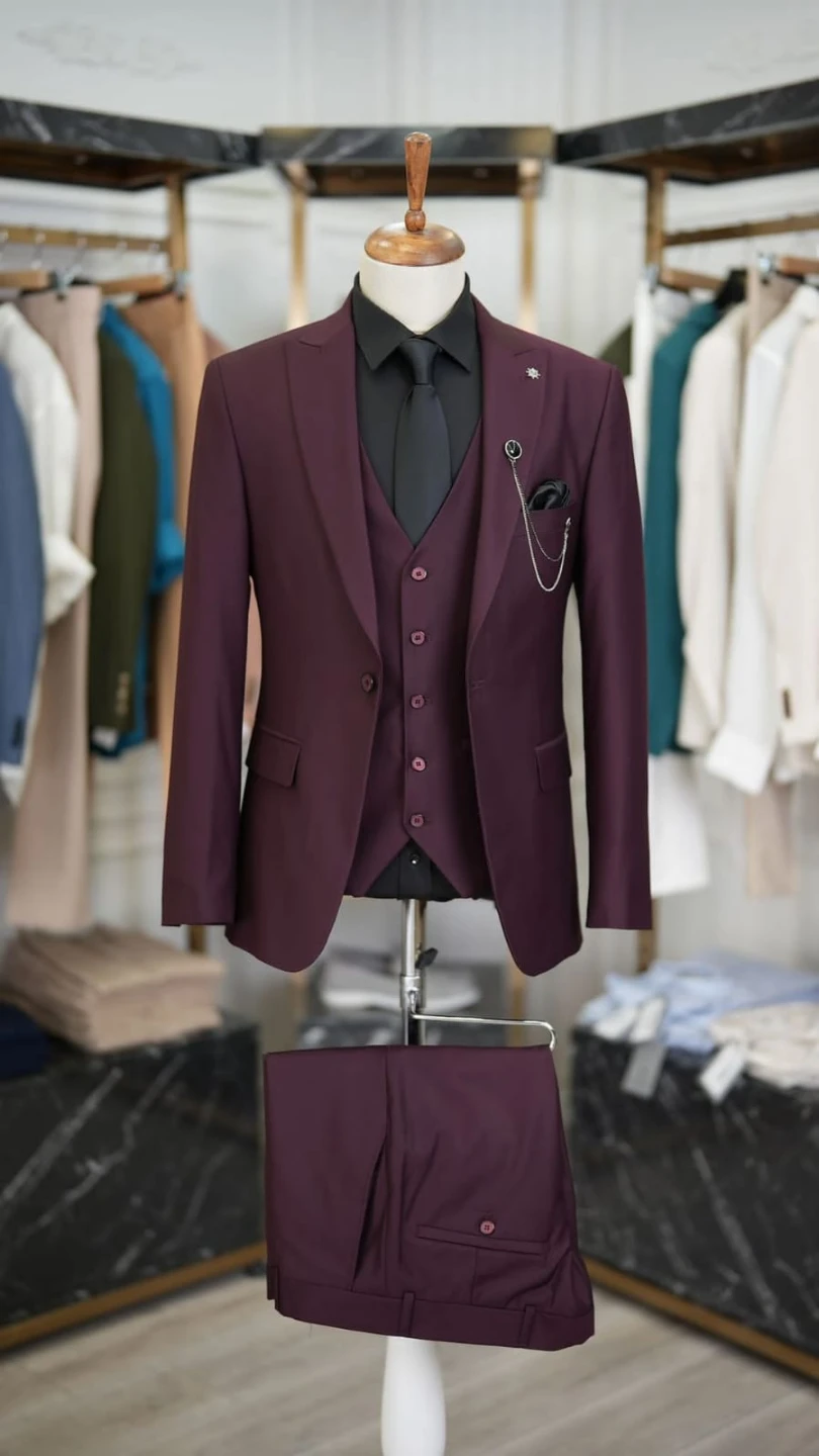 Men's 3-Piece Suit slim fit - photo 2