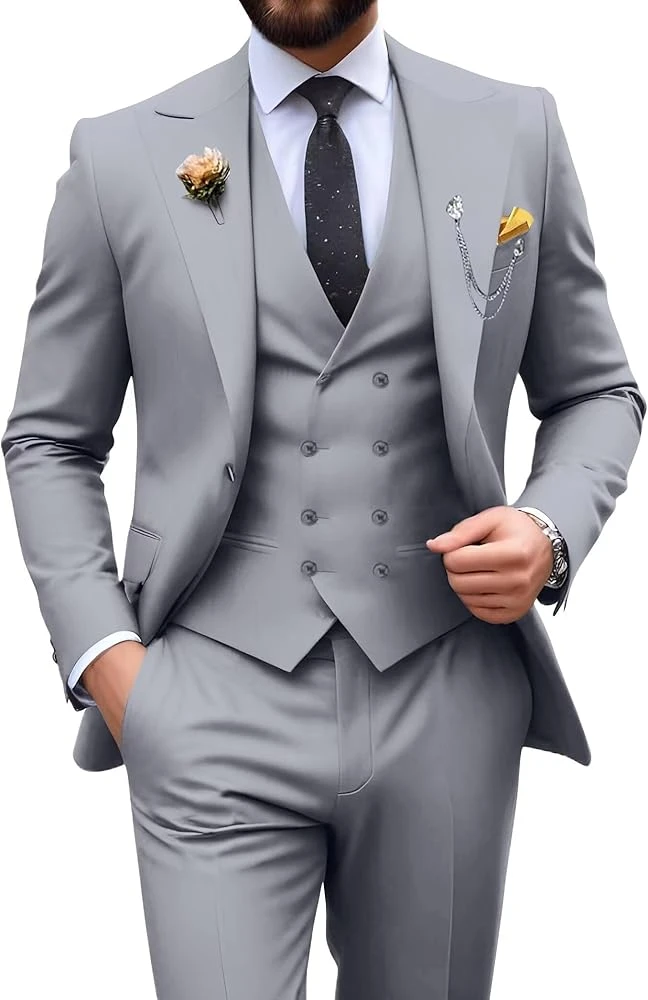 Men's 3-Piece Suit slim fit - photo 4