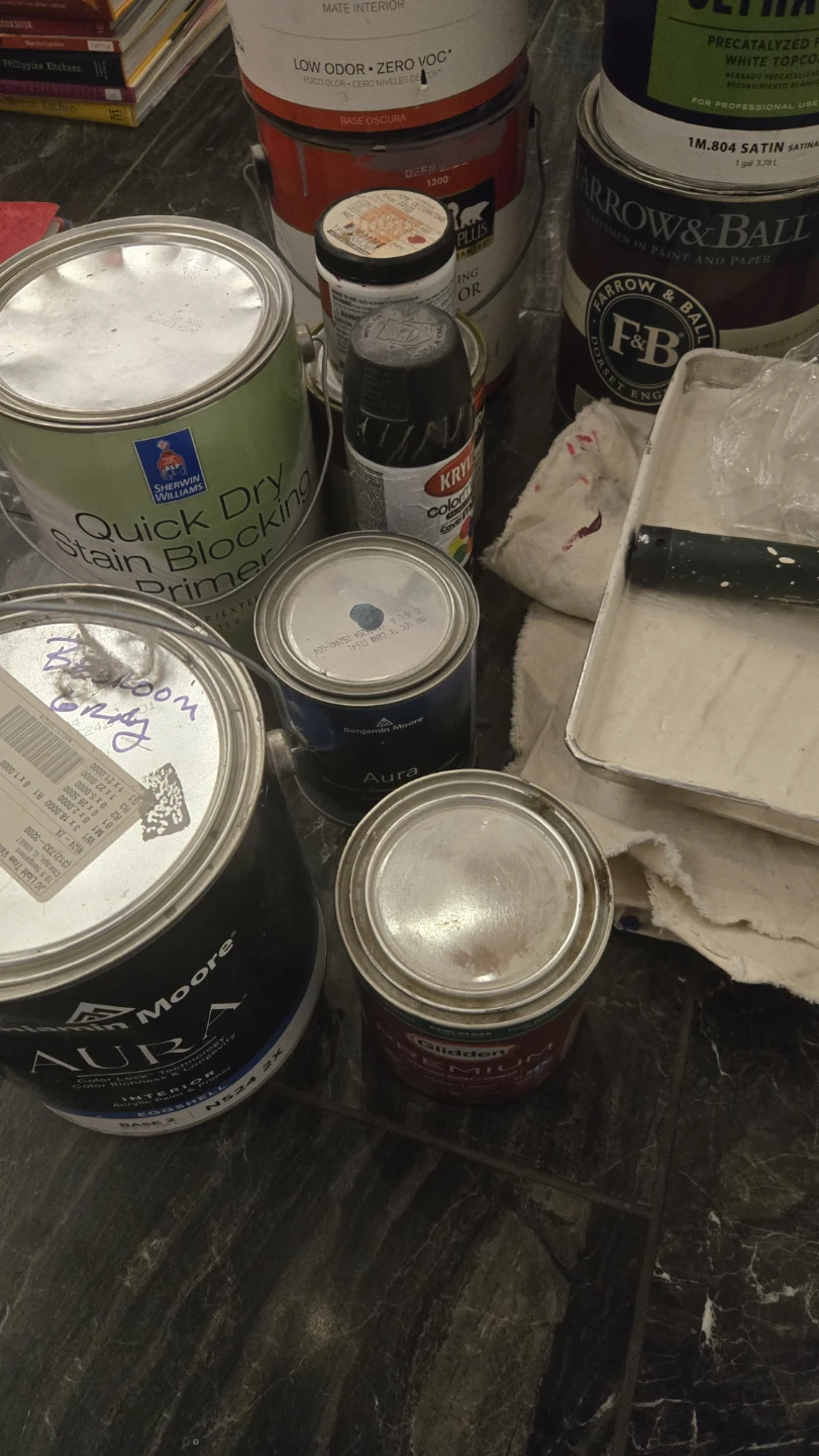 Assorted Paint Cans and Supplies - photo 5
