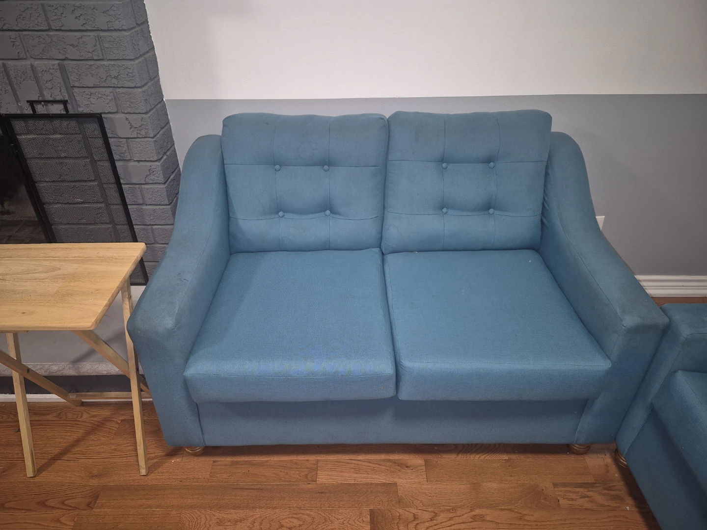 Blue 2-Seater Sofa