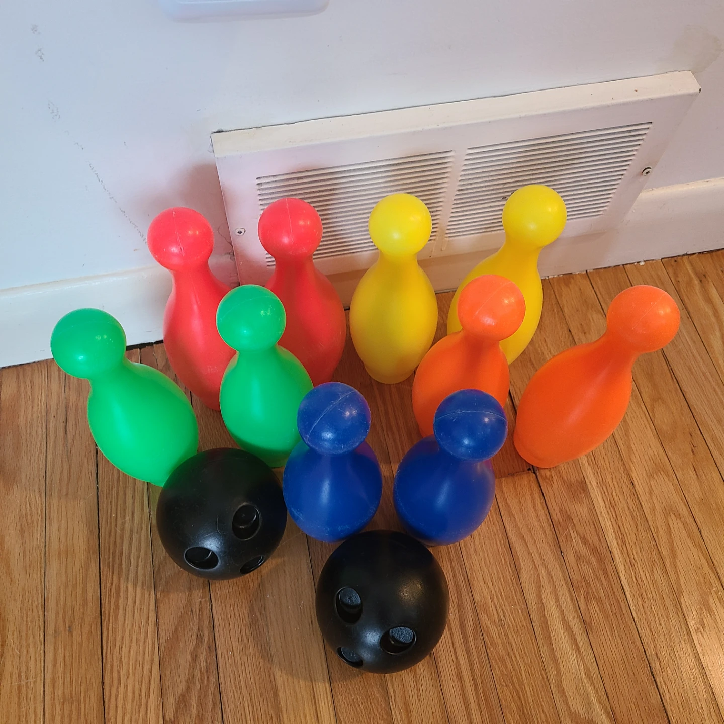 Plastic Bowling Pin and Ball Set for $10! - photo 2