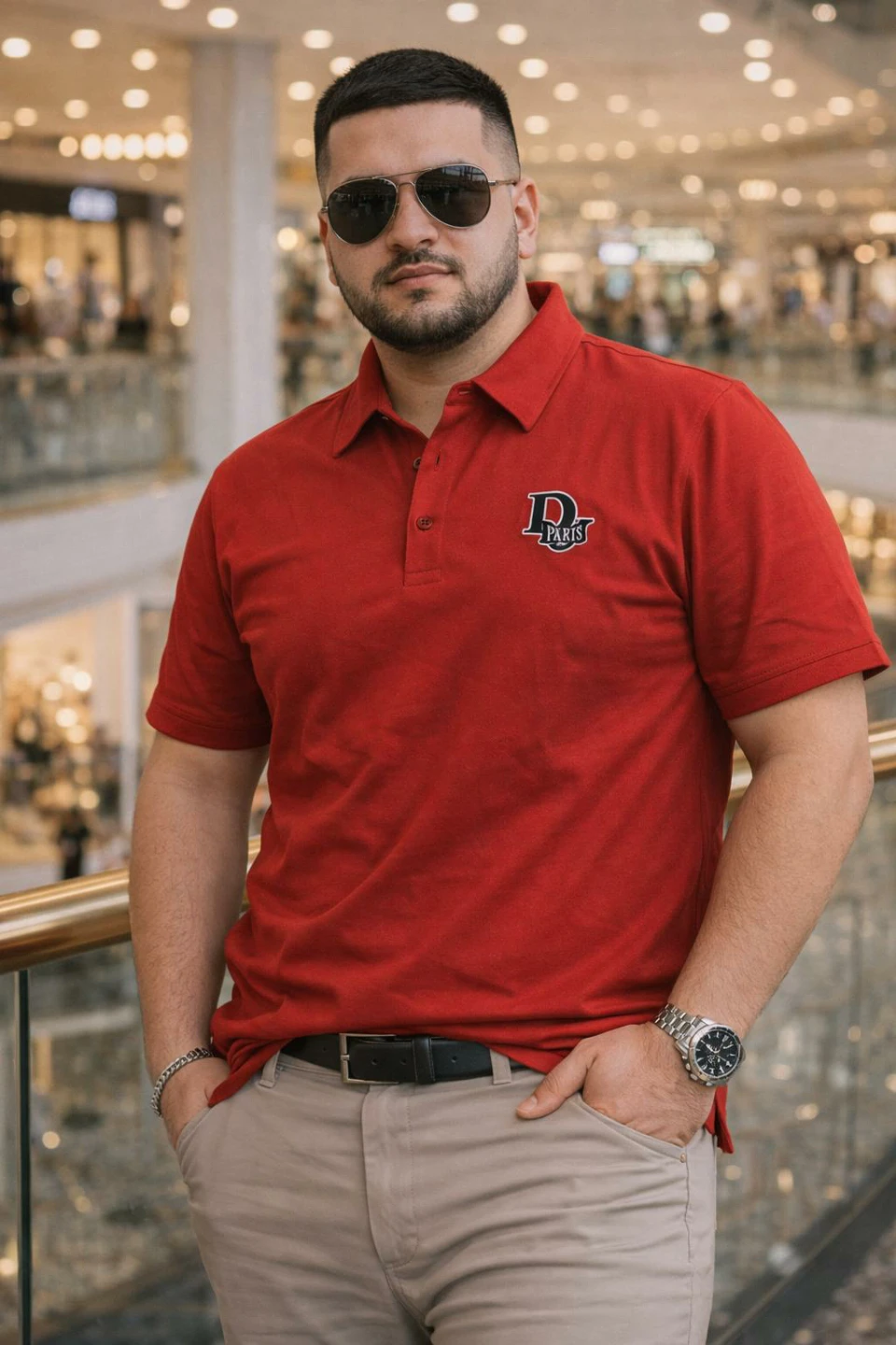 Dior Paris Polo Shirt- Plus Sizes _ 2xl to 8XL slim Fit - photo 4