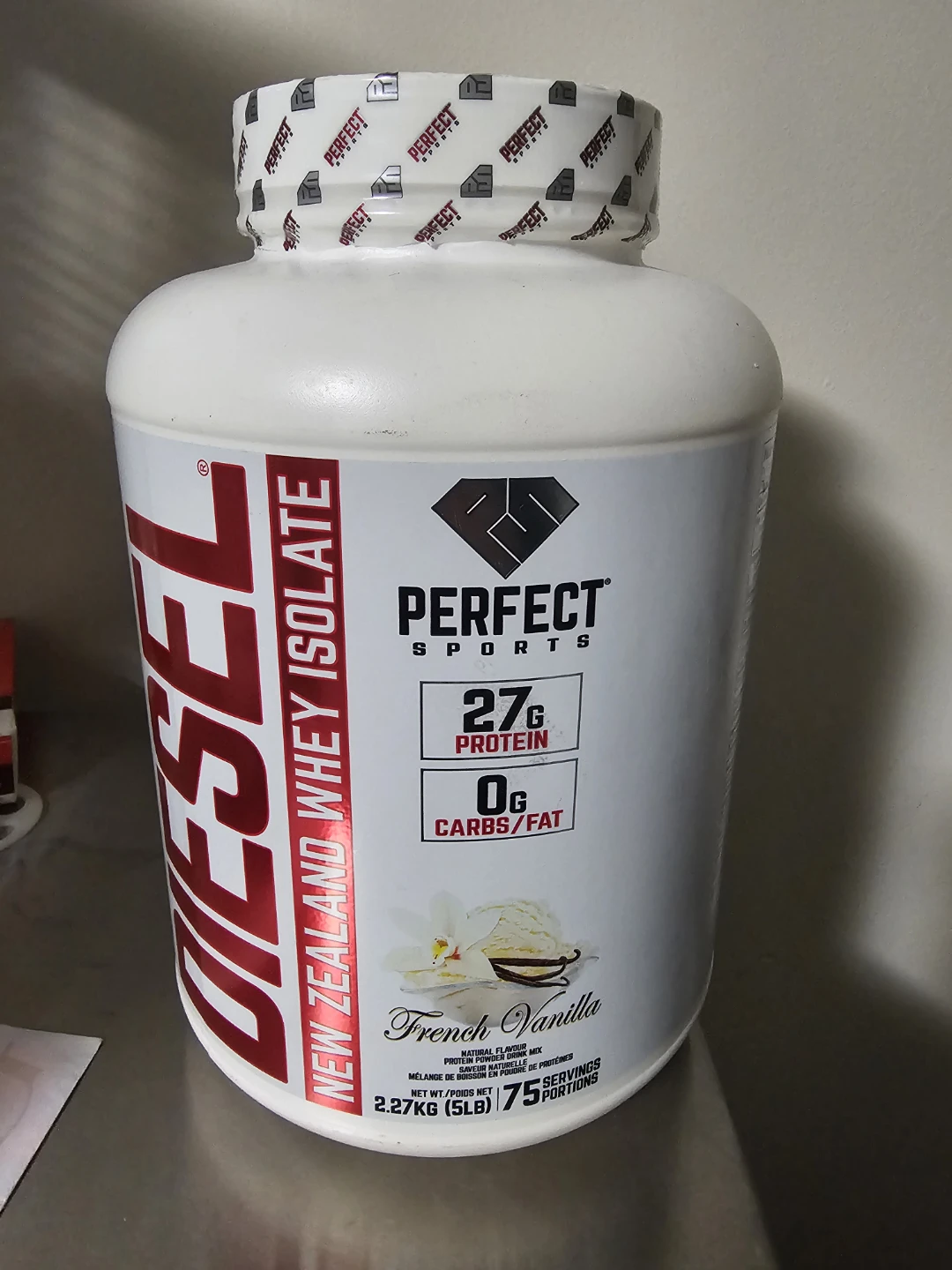 Perfect Sports DIESEL New Zealand Whey Isolate French Vanilla