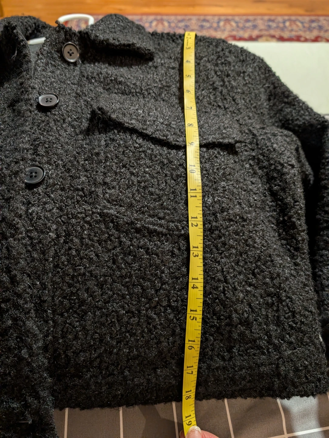 Women Black Bouclé Jacket - photo 5