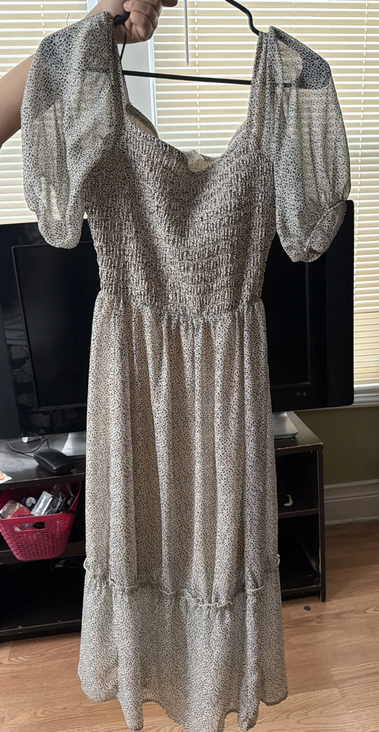 Sienna Sky Women's Smocked Square Neck Midi Dress Size S - photo 2