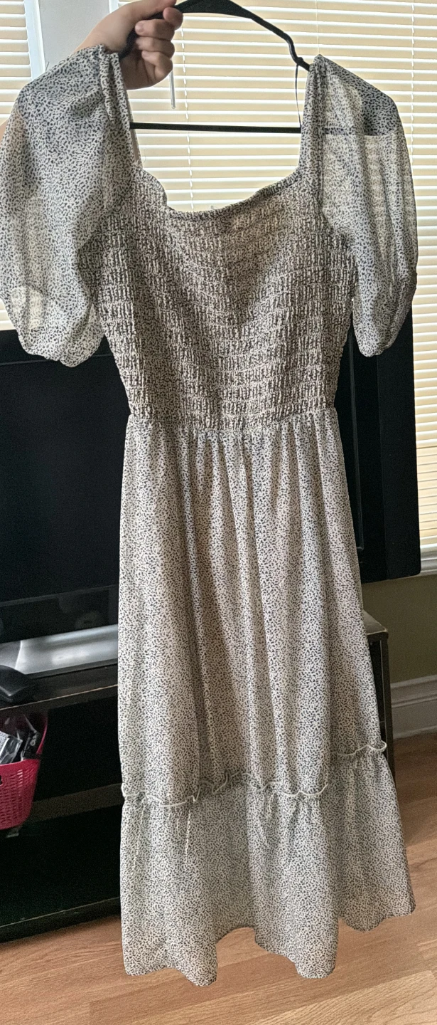 Sienna Sky Women's Smocked Square Neck Midi Dress Size S - photo 3