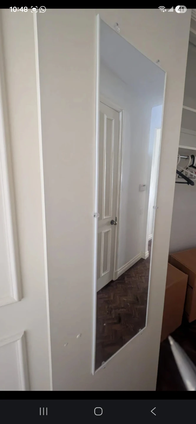 Full-length Floor Mirror with Silver Frame - photo 5