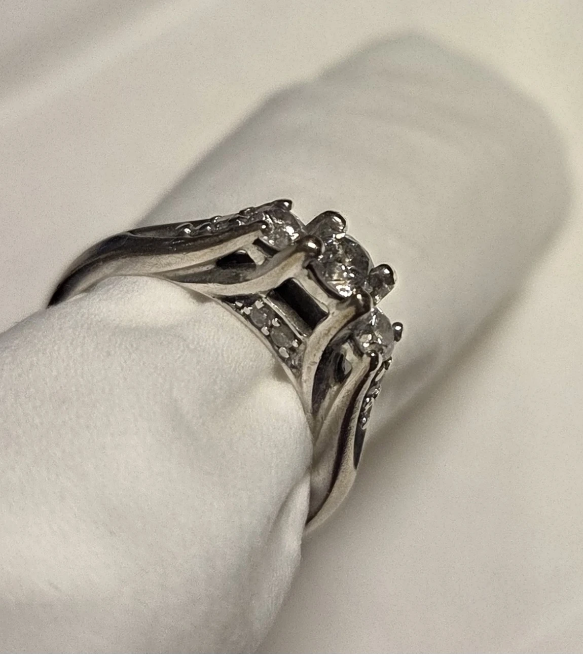 Women's Ring with Accent Stones