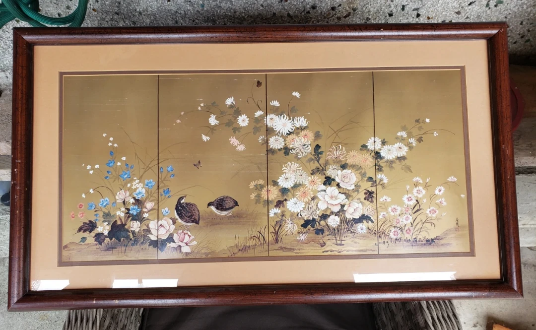 2 Asian Art Print - Birds and Flowers - photo 2