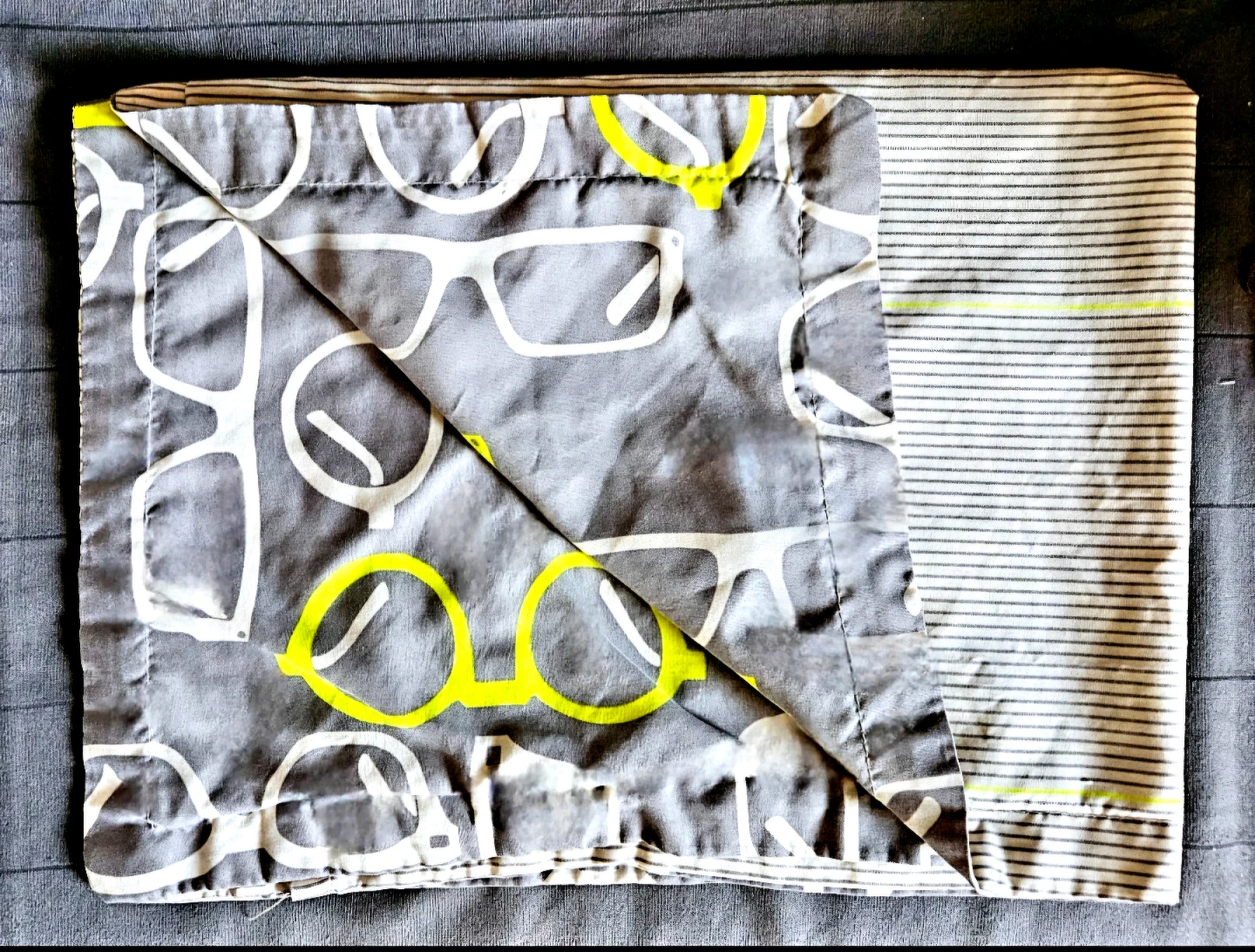 Target Canada Full/Queen Duvet Set - Glasses Print 🧡 - photo 3