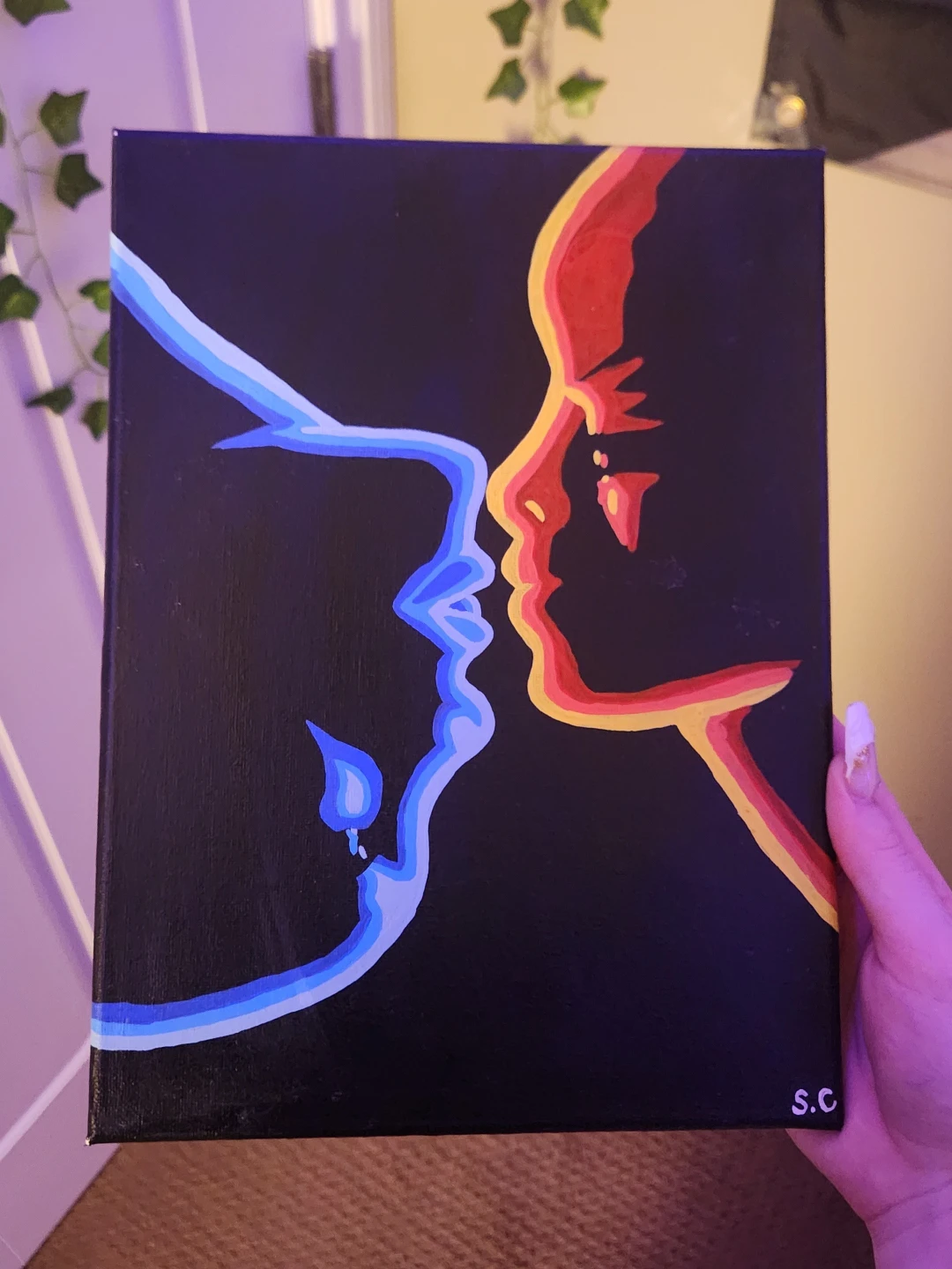 Abstract Couple Painting
