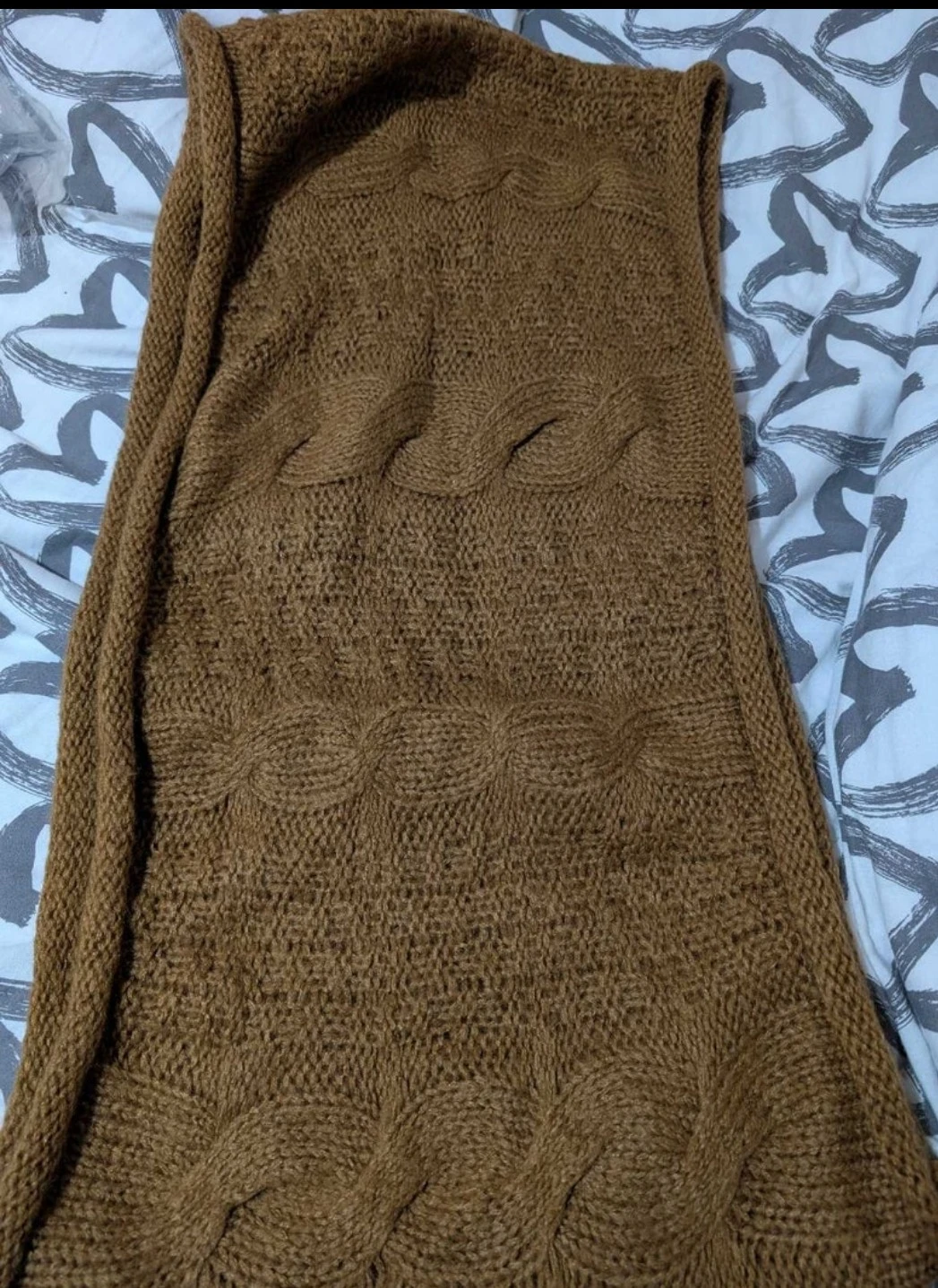 Brown Infinity Scarf