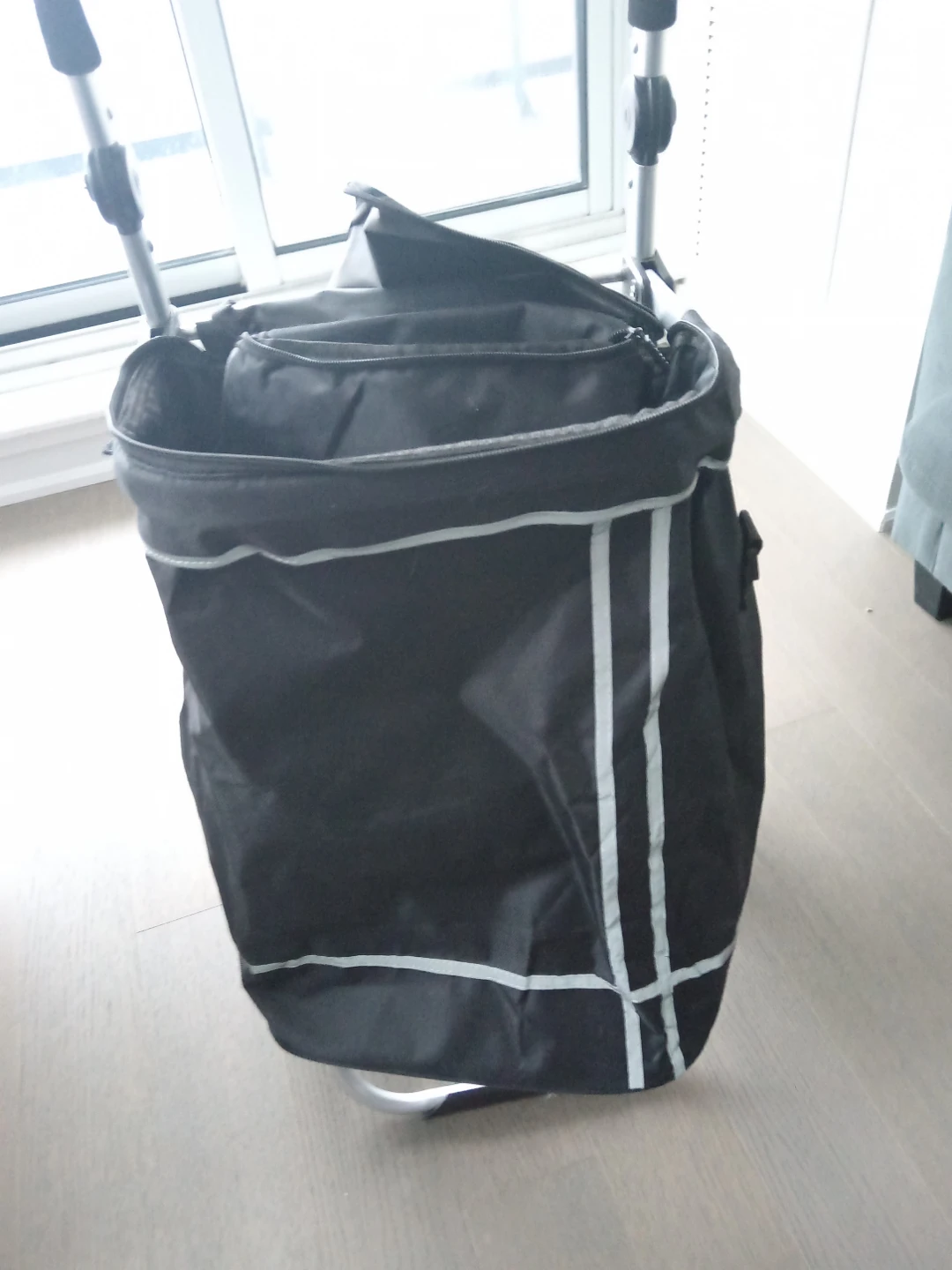Compact Shopping Cart with Insulated Bag - photo 2
