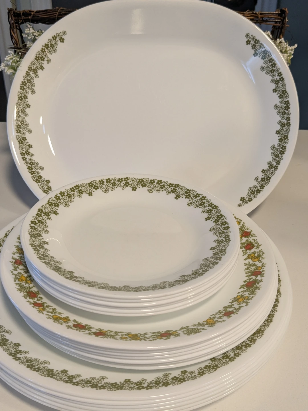 Corelle Dinnerware Set - Floral Pattern - photo 5
