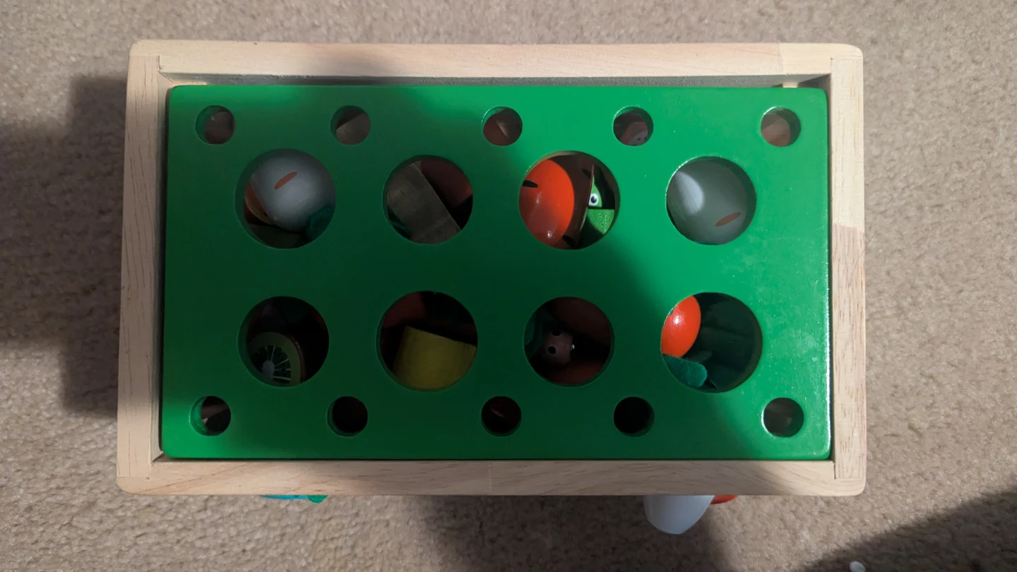 Wooden Harvest Carrot Shape Sorter Toy - photo 2