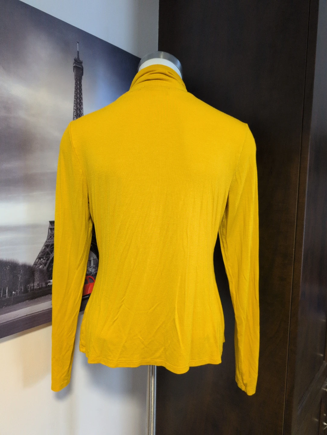 Suzy Shier Yellow Long Sleeve Top - Size M - photo 3