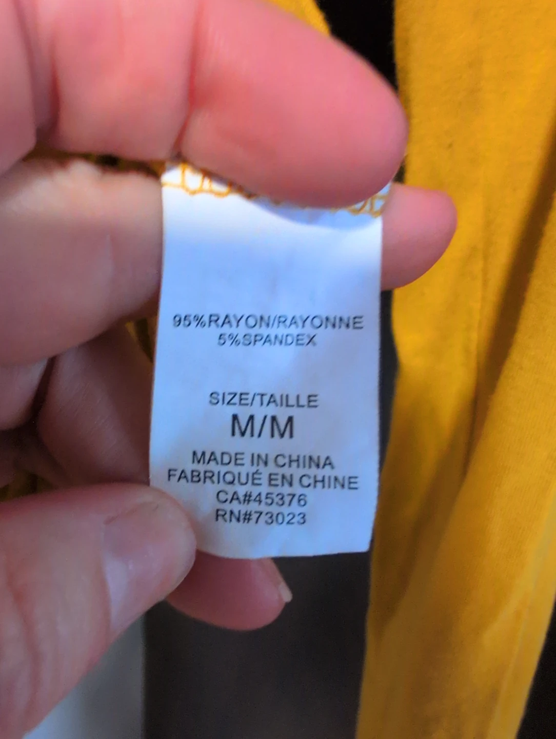 Suzy Shier Yellow Long Sleeve Top - Size M - photo 5