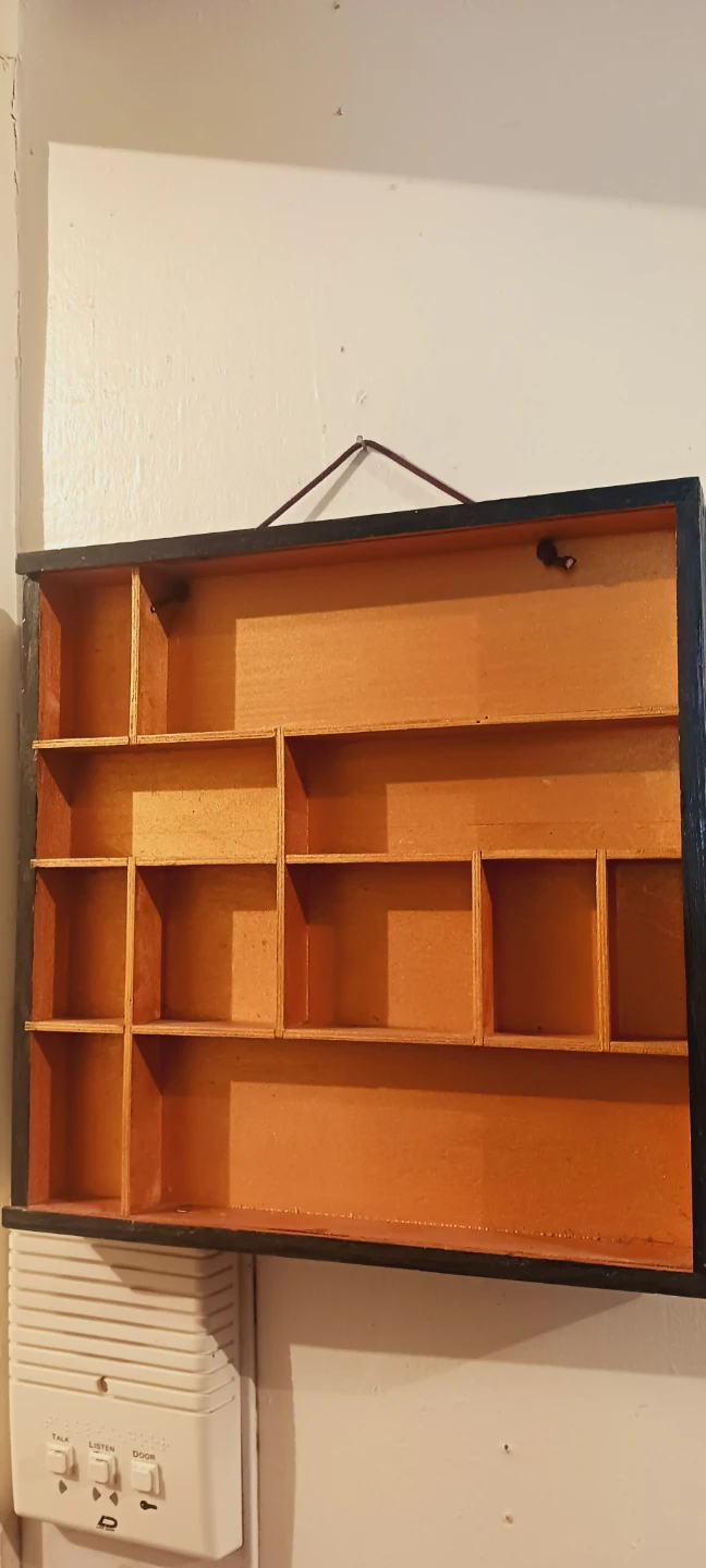 Wooden Shadow Box Display Shelf - photo 2