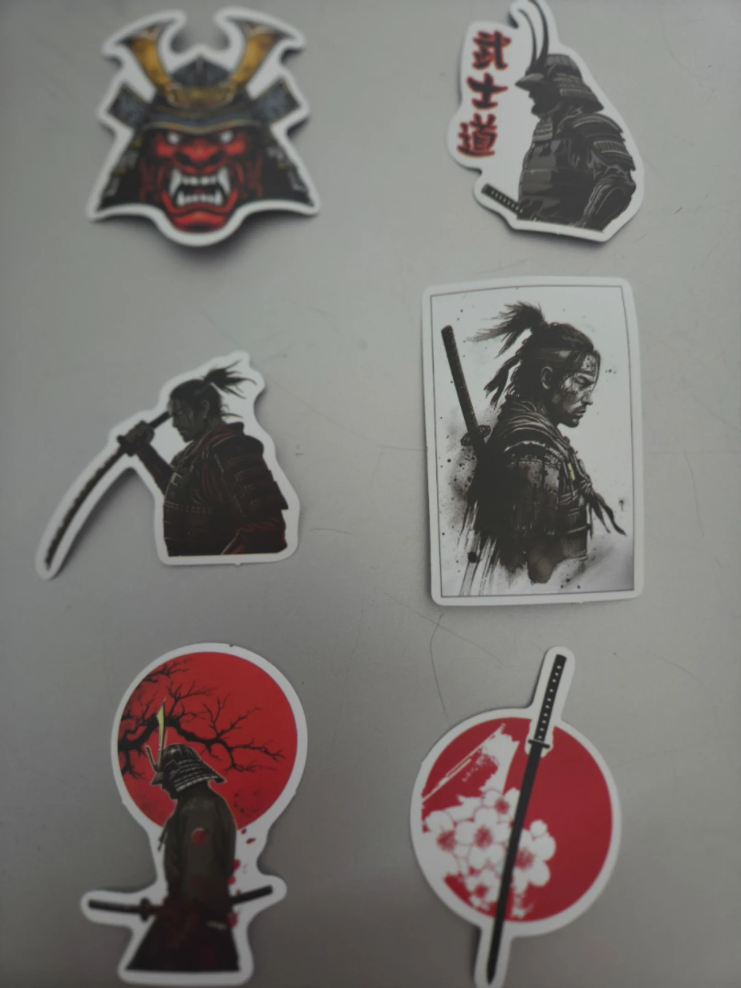 Samurai and Floral Stickers Set - photo 2