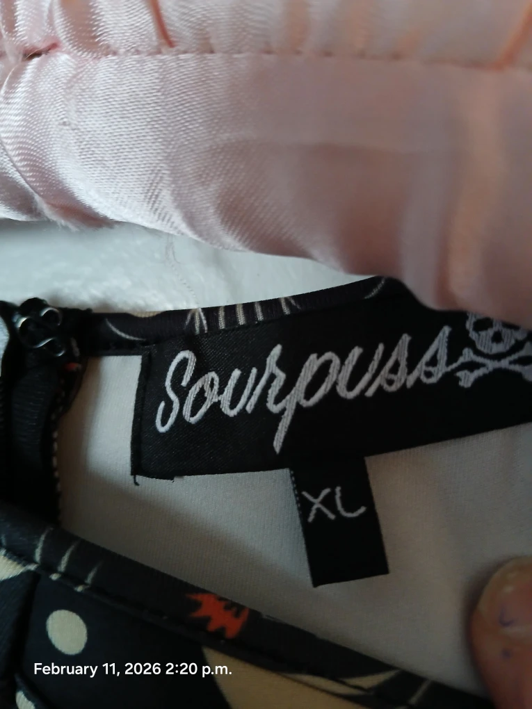 🏆  Sourpuss Halloween Dress XL - photo 3