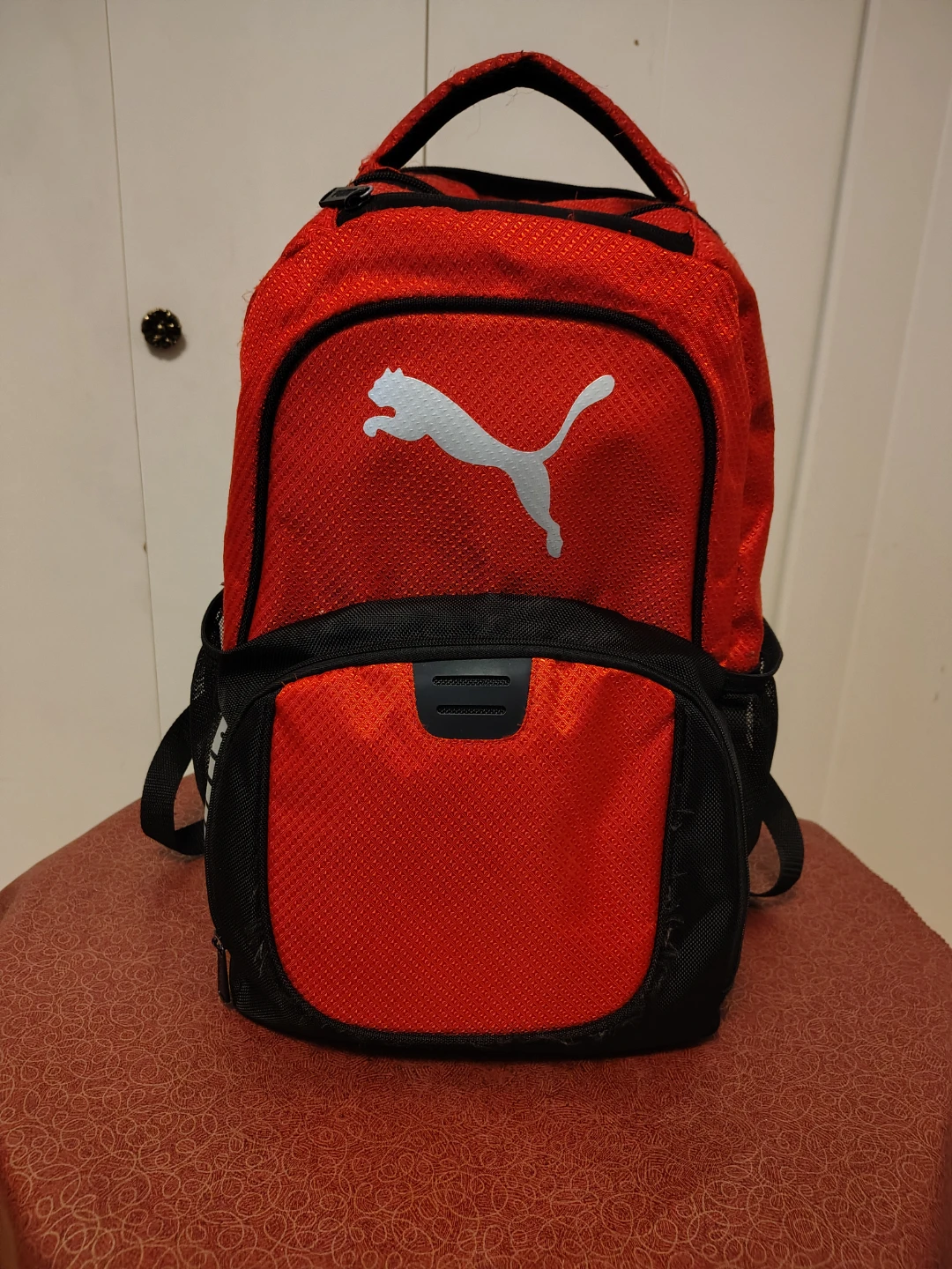 Puma Red and Black Backpack