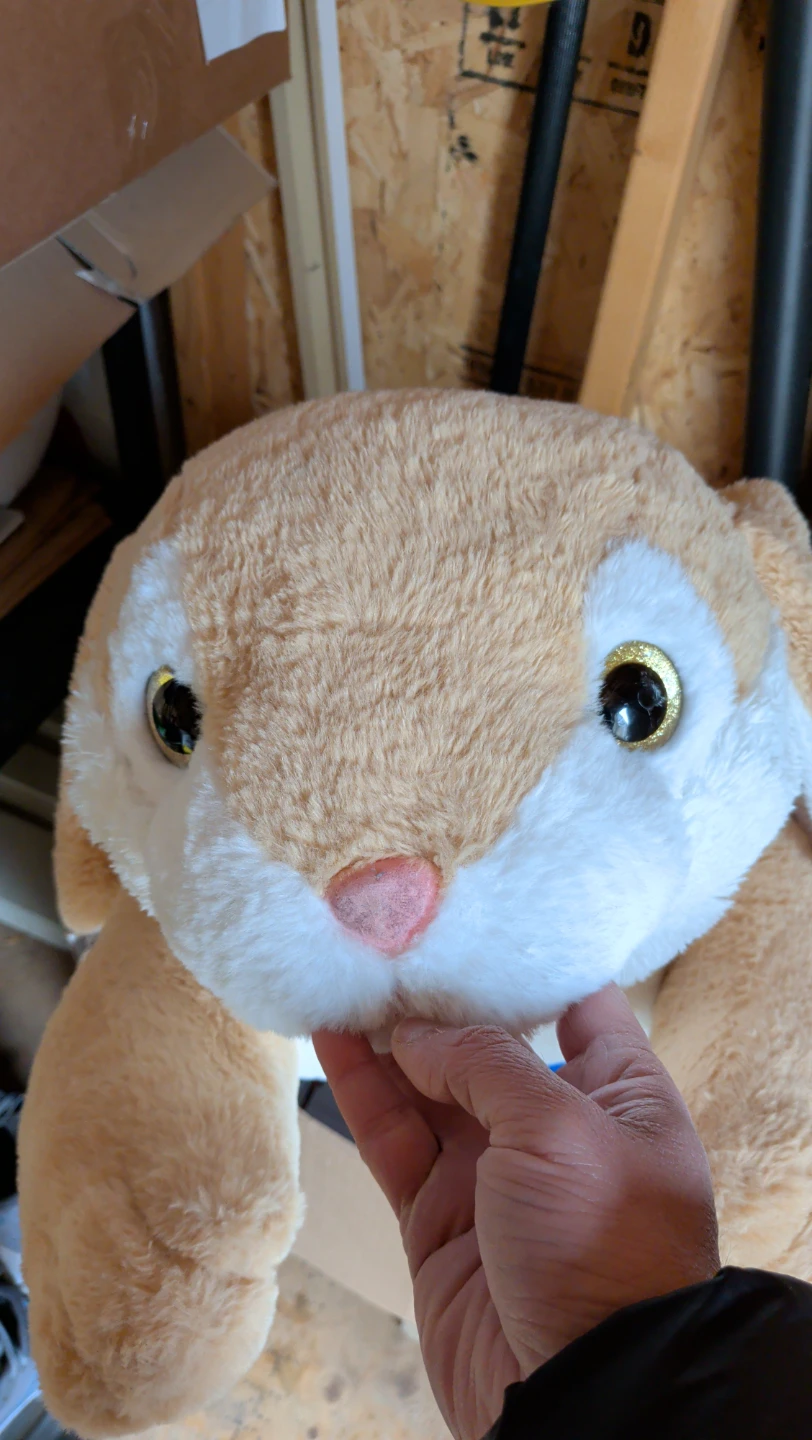 Large Plush Bunny Stuffed Animal - photo 3