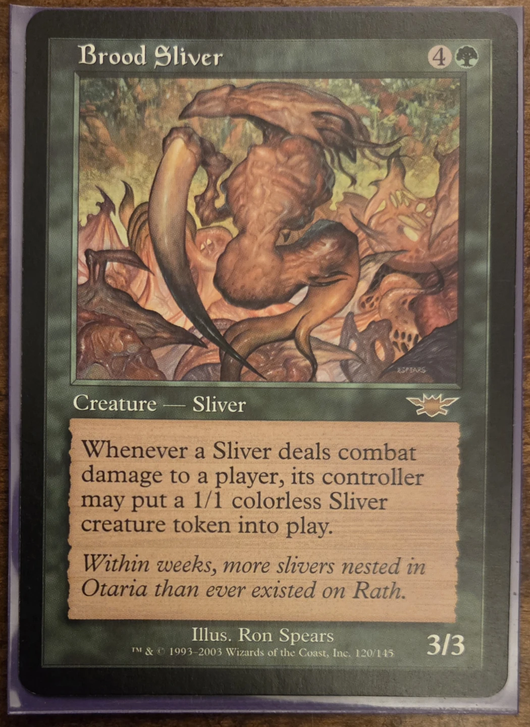 Brood Sliver Magic The Gathering Card