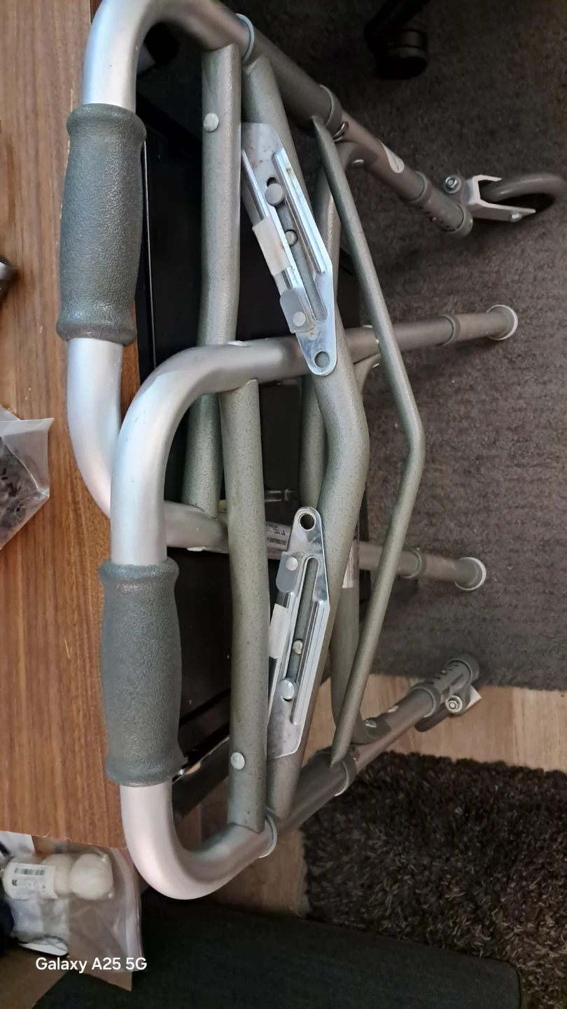 Lumex Folding Walker with Wheels - photo 2