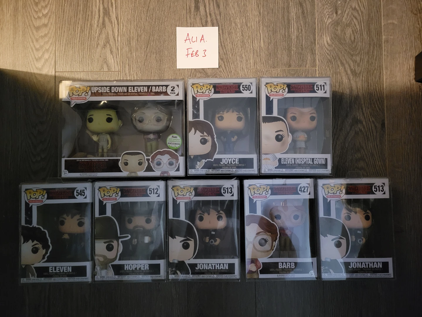Funko Pop! Stranger Things (Eleven,Joyce,Hopper,Jonathan,Barb)