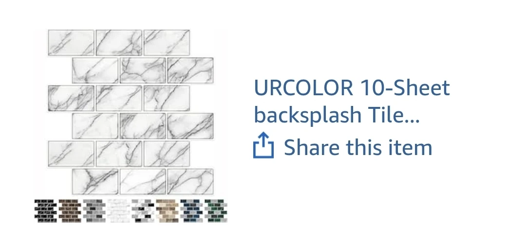 🥕URCOLOR Peel & Stick Vinyl Wall Tiles - photo 5