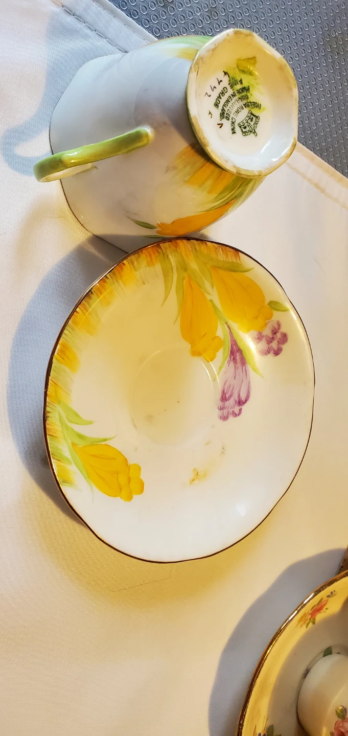 Royal Crown China Tea Cup and Saucer Set