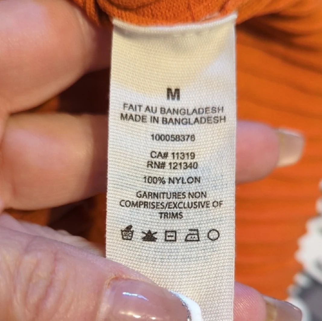 Garage Orange Ribbed Tank Top Size M - photo 5
