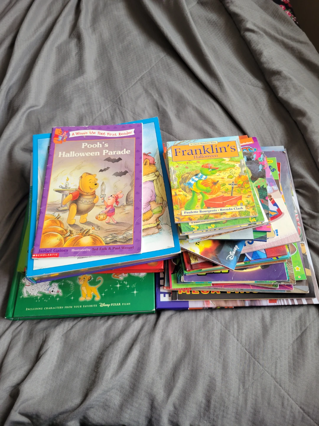 Bundle of Children's Books - Pooh, Franklin, Disney Pixar