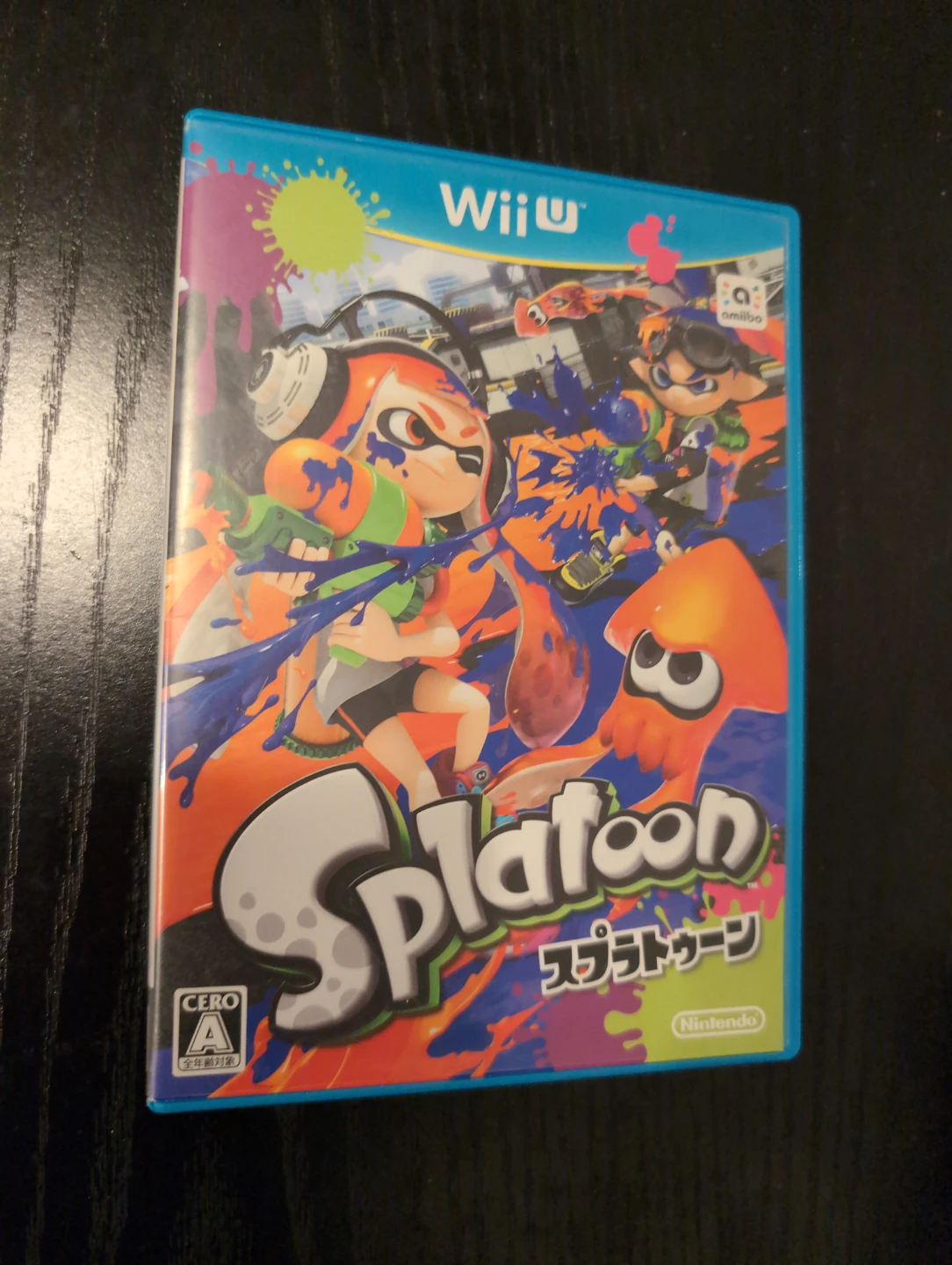 Nintendo Wii U Splatoon Game (Japanese)