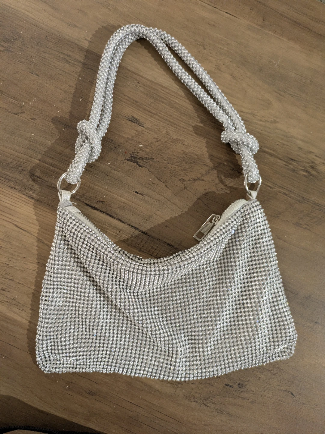 Cult Gaia Hera inspired Rhinestone Nano Shoulder Bag - photo 2