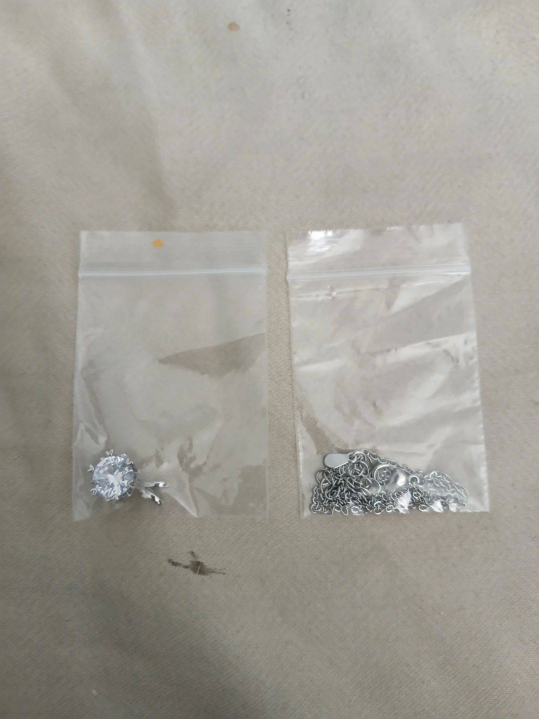925 Silver, Moissanite, And Platinum Jewelry Set - photo 3