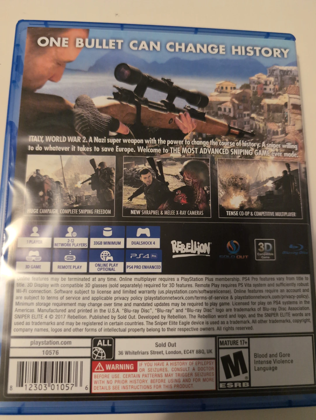 Sniper Elite 4 PS4 - photo 2